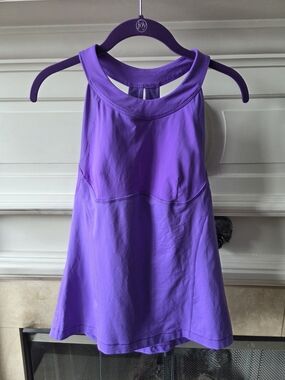 Lululemon Purple Built-In Bra Racerback Yoga Tank Top Size S